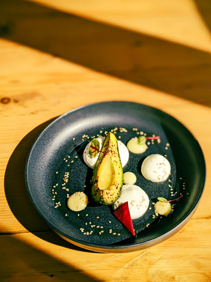 Plat préparé par la cheffe à domicile